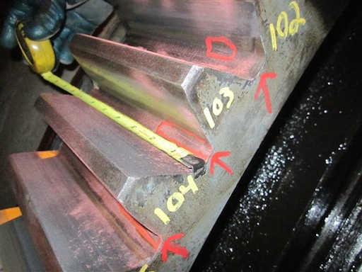 crane gear cracks